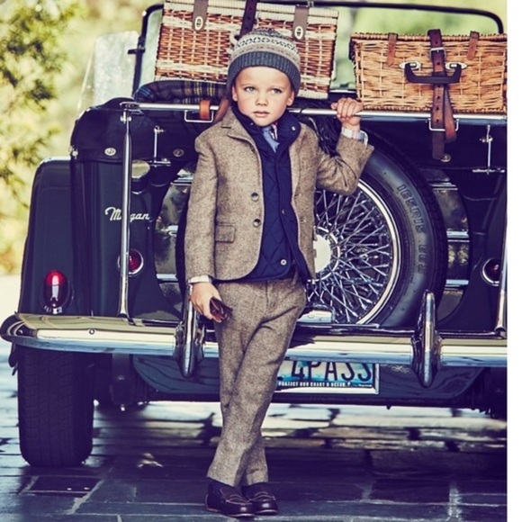 Janie and jack navy vest